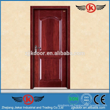JK-SD9004 Puerta principal puerta de madera de madera maciza sólida moderna de la puerta del diseño de la puerta